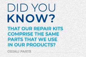 Did you know that our repair kits comprise the same parts that we use in our products?