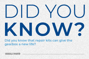 Did you know that repair kits can give the gearbox a new life?