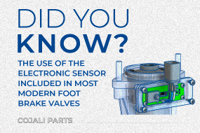 Did you know what is the use of the electronic sensor included in most modern foot brake valves?