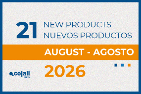 Nouveaux produits Cojali Parts Août 2026
